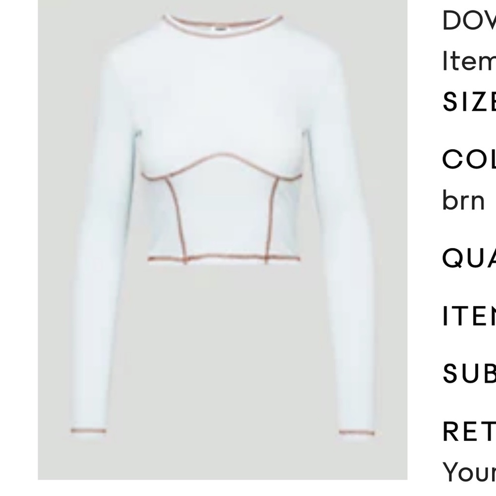 New with tags Aritzia Sunday Best
DOVE LONG SLEEVE - Picture 3 of 9